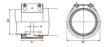 Муфты для соединения труб разного диаметра STRAUB-STEP-FLEX 3