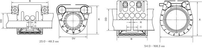 Спецификация STRAUB-GRIP FF d 25.0 - 168.3 мм 