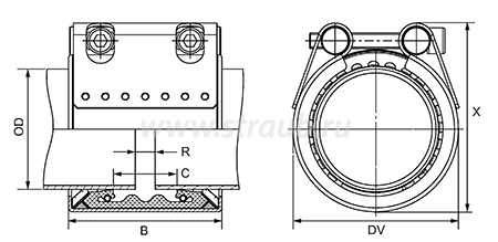 Спецификация STRAUB-METAL-GRIP d30.0 - 219.1 мм 